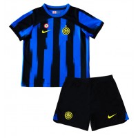 Inter Milan Hemmadräkt Barn 2023-24 Kortärmad (+ Korta byxor)